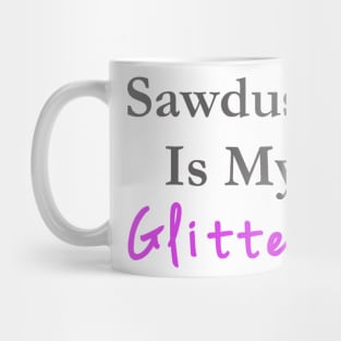 Sawdust & Glitter Purple Mug